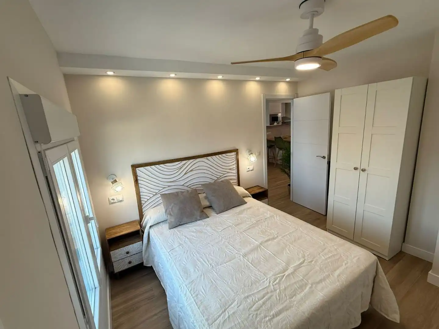 Flat for rent in Paseo Tanima, 1, Martín Carpena - Torre del Río Bedroom of Flat for rent in Málaga Capital with Air Conditioner and Terrace