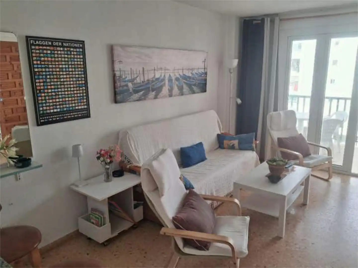 Flat for sale in Playa del Galán Living room of Flat for sale in La Manga del Mar Menor with Private garden, Terrace and Swimming Pool