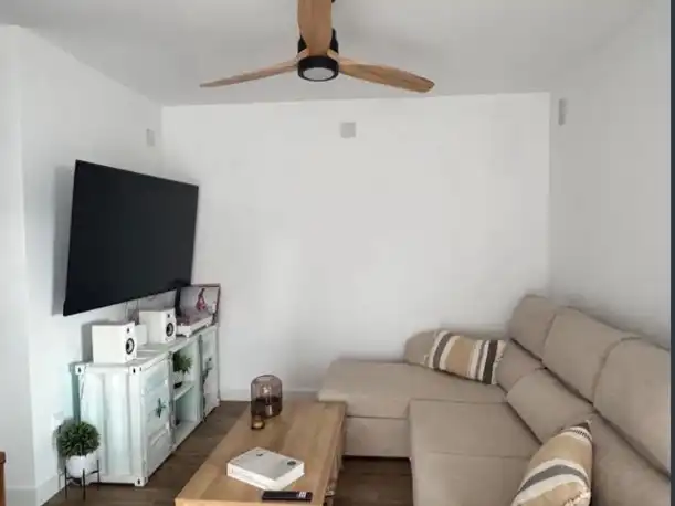 Flat for sale in Calle Cisne, 45, Punta Umbría Living room of Flat for sale in Punta Umbría with Terrace and Storage room