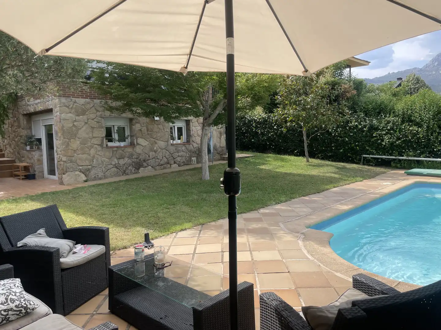 Loft de alquiler en Calle de Cerceda, 10, Manzanares El Real Terraza de Loft de alquiler en Manzanares El Real con Calefacción, Jardín privado y Parquet