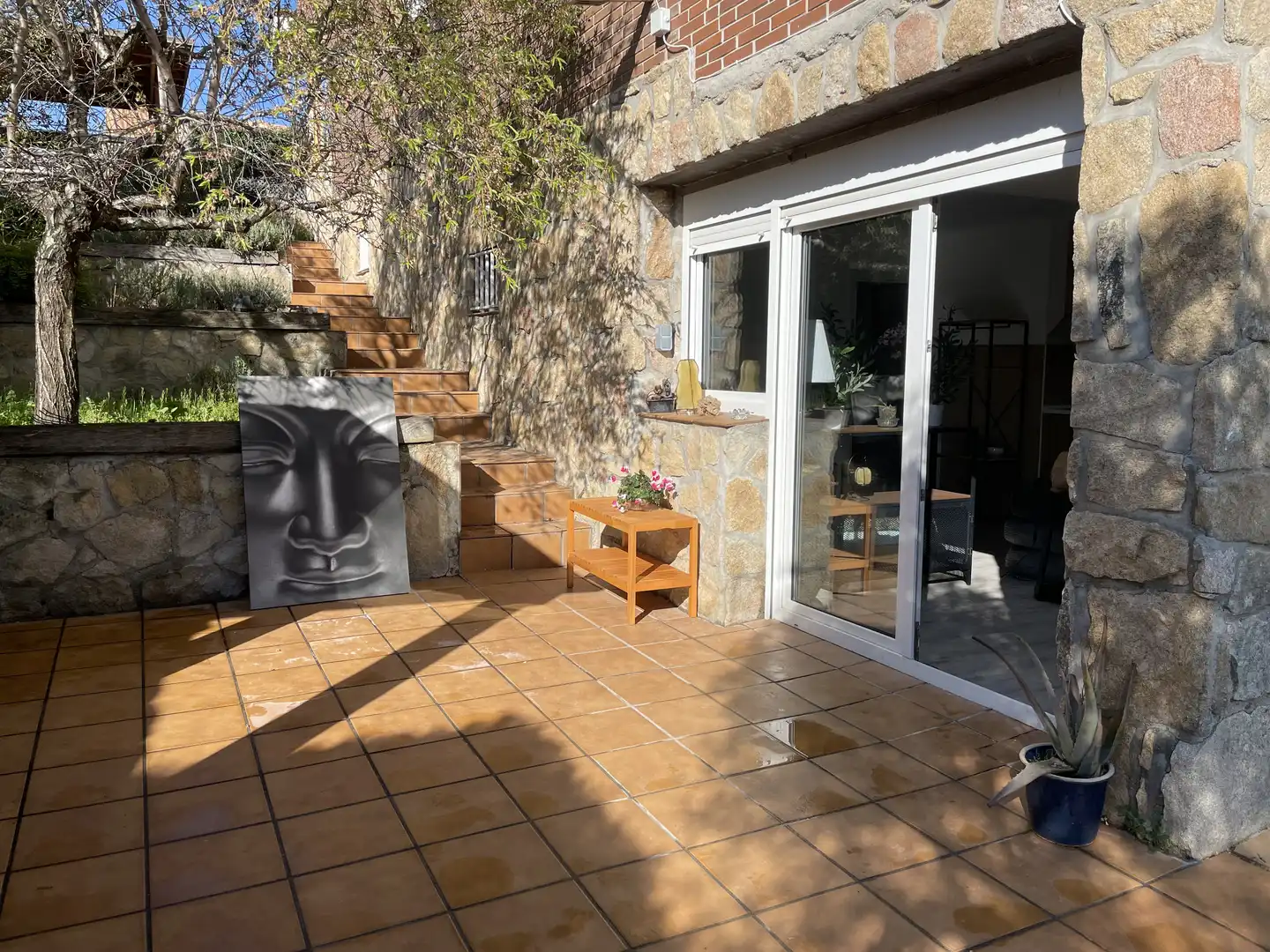 Loft de alquiler en Calle de Cerceda, 10, Manzanares El Real Terraza de Loft de alquiler en Manzanares El Real con Calefacción, Jardín privado y Parquet