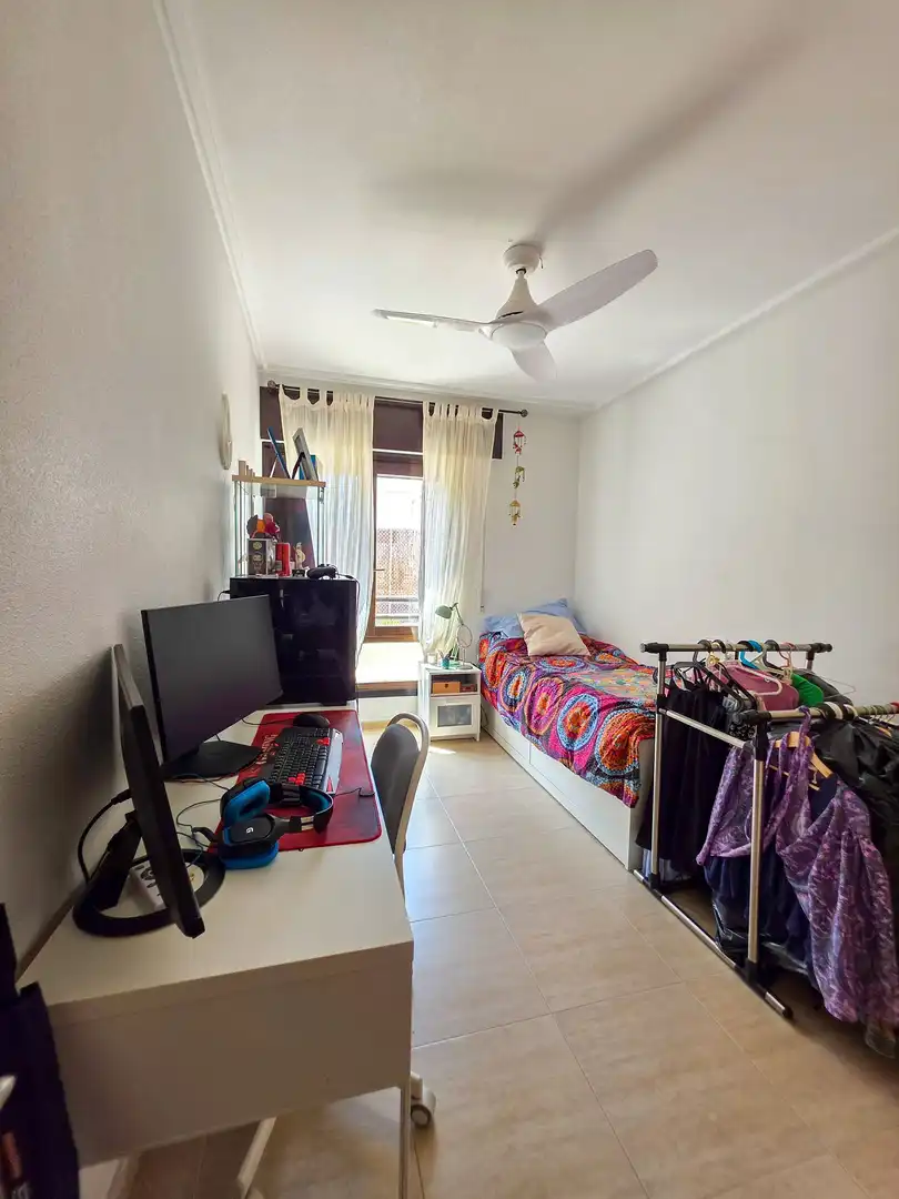 Wohnung zur Miete in Calle Santa Marta, 25, Santiago de la Ribera Schlafzimmer von Wohnung zur Miete in San Javier mit Klimaanlage, Heizung und Privatgarten