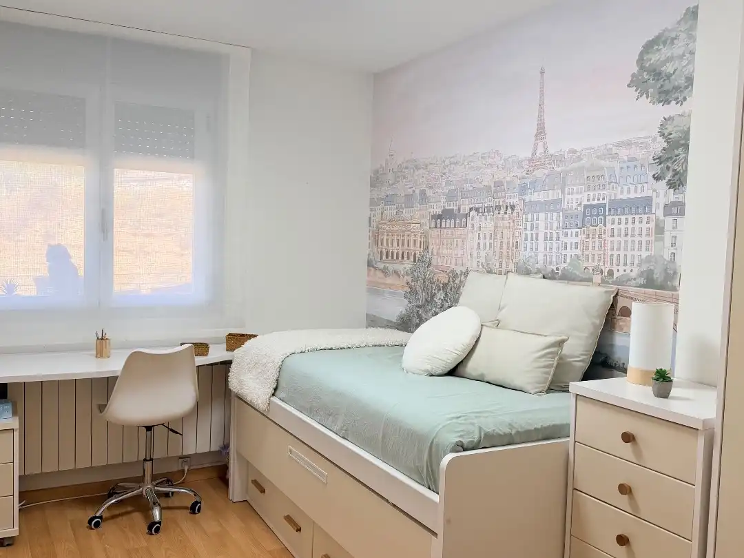 Bedroom of Flat for sale in Tarazona  with Air Conditioner, Heating and Parquet flooring