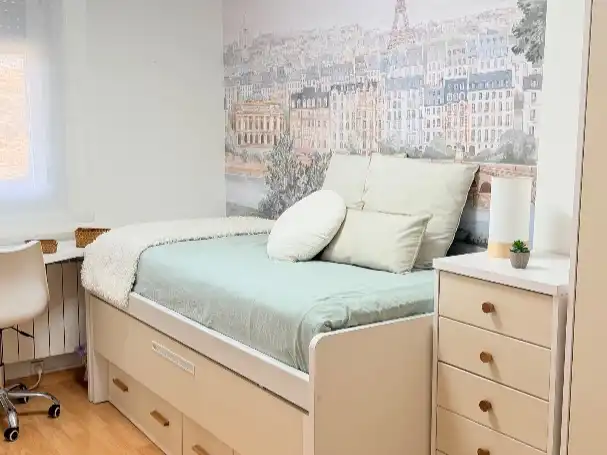 Bedroom of Flat for sale in Tarazona  with Air Conditioner, Heating and Parquet flooring