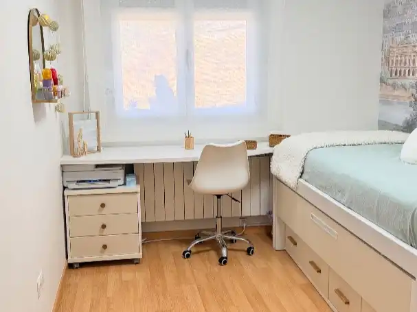 Bedroom of Flat for sale in Tarazona  with Air Conditioner, Heating and Parquet flooring