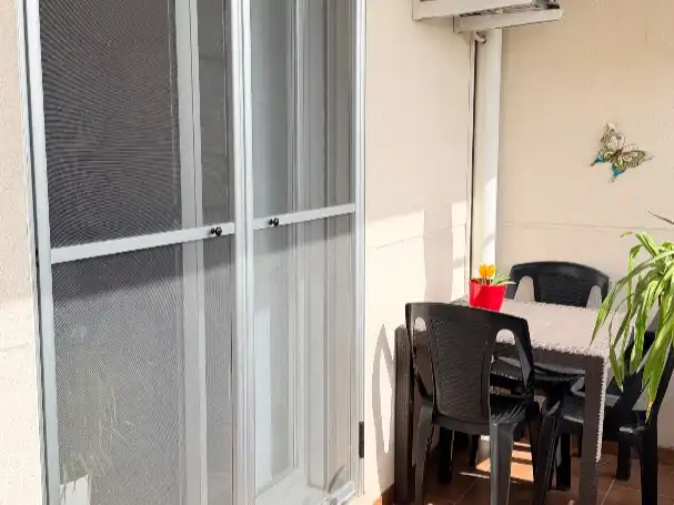 Balcony of Flat for sale in Tarazona  with Air Conditioner, Heating and Parquet flooring