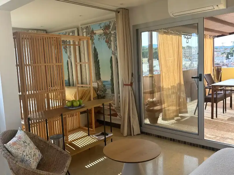Terrasse von Dachboden zum Verkauf in  Palma de Mallorca mit Klimaanlage, Terrasse und Balkon