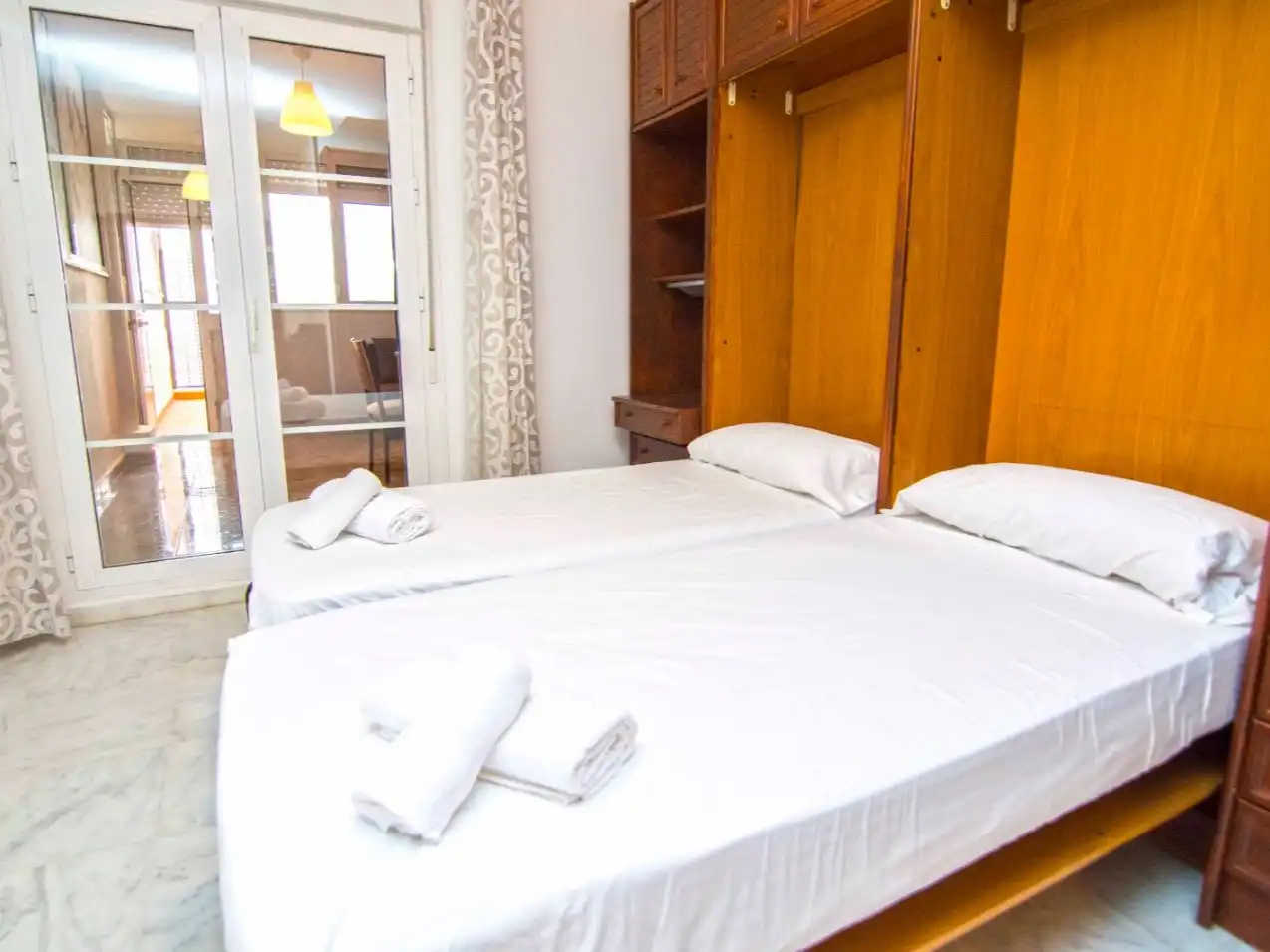 Bedroom of Flat for sale in Sanlúcar de Barrameda  with Air Conditioner, Heating and Terrace