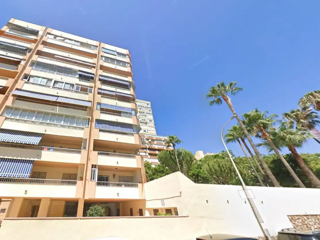 Exterior view of Flat for rent in Torremolinos  with Air Conditioner, Private garden and Parquet flooring