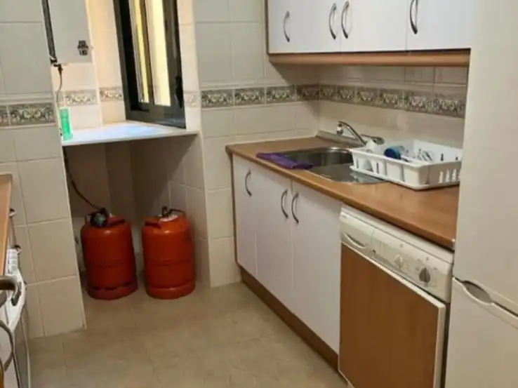 Cocina de Piso en venta en Nerja con Terraza, Piscina y Amueblado