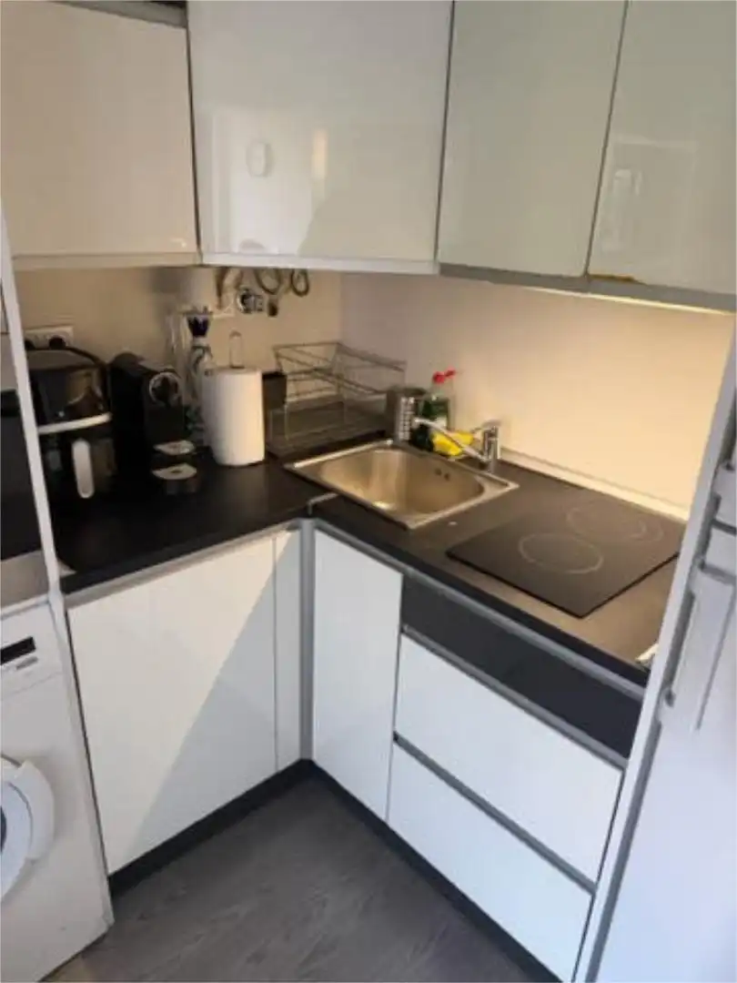 Flat for rent in Pueblo Nuevo Kitchen of Flat for rent in Madrid with Furnished