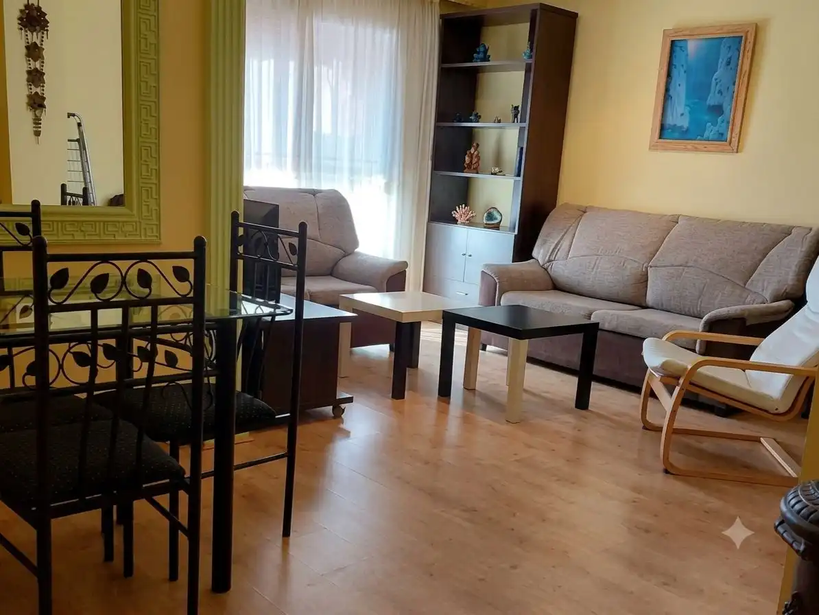 Sala d'estar de Pis per a compartir en Madrid amb Aire condicionat, Calefacció i Parquet