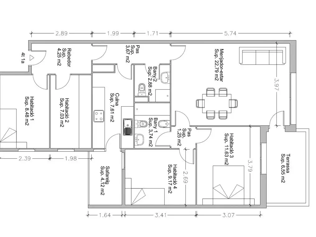 Wohnung zum Verkauf in Carrer de Viladomat, 114, Barcelona Capital Wohnung zum Verkauf in Carrer de Viladomat, 114, Barcelona Capital