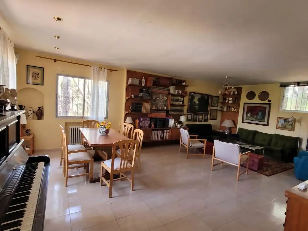 Living room of Houses for sale in Las Rozas de Madrid  with Heating, Private garden and Storage room