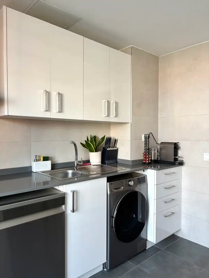 Kitchen of Flat for sale in Valdemoro  with Air Conditioner, Heating and Private garden