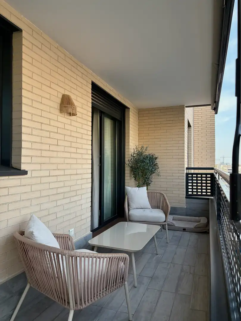 Balcony of Flat for sale in Valdemoro  with Air Conditioner, Heating and Private garden