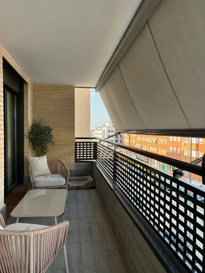 Balcony of Flat for sale in Valdemoro  with Air Conditioner, Heating and Private garden