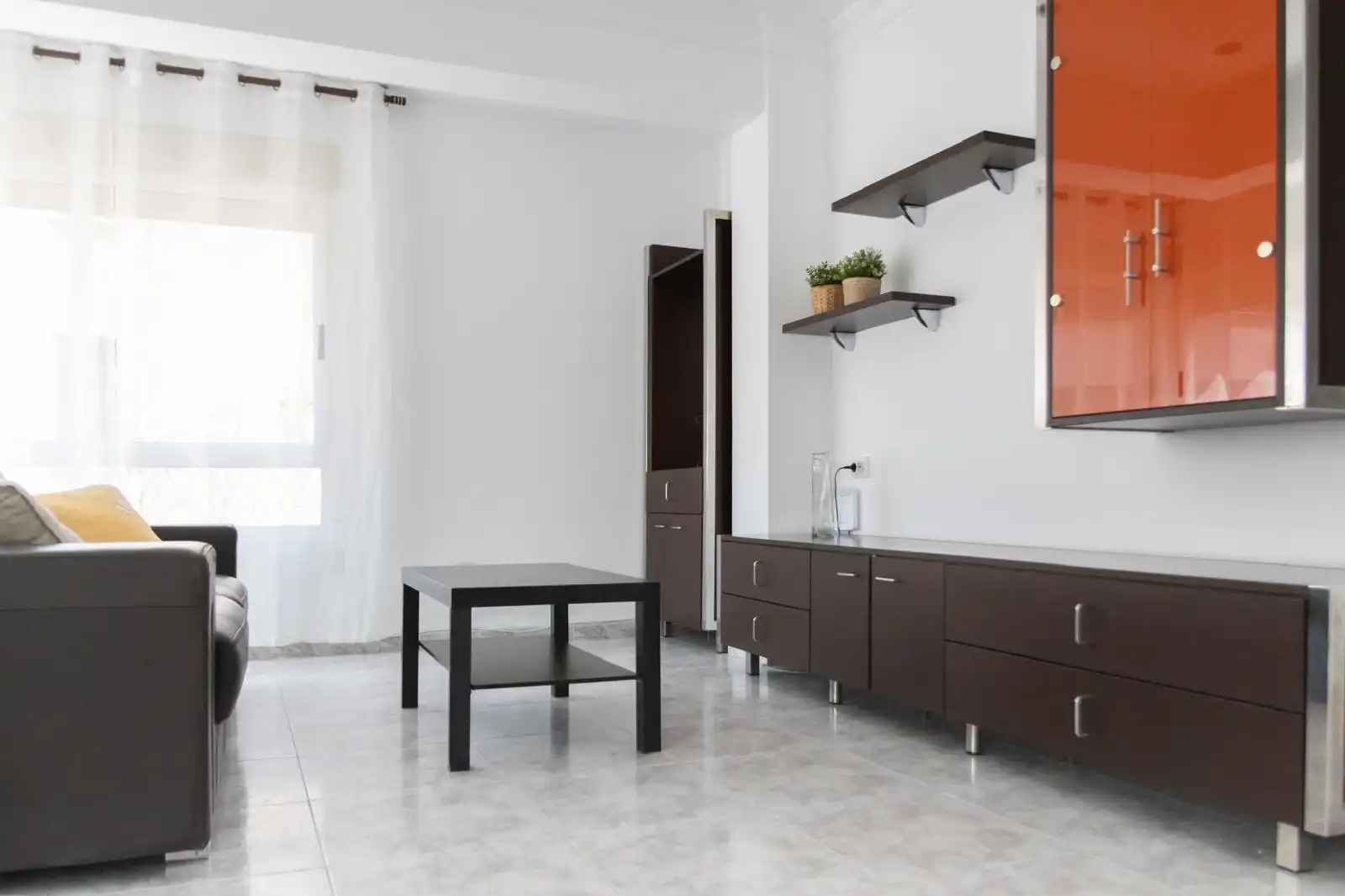 Sala de estar de Piso de alquiler en Vila-real con Aire acondicionado y Amueblado