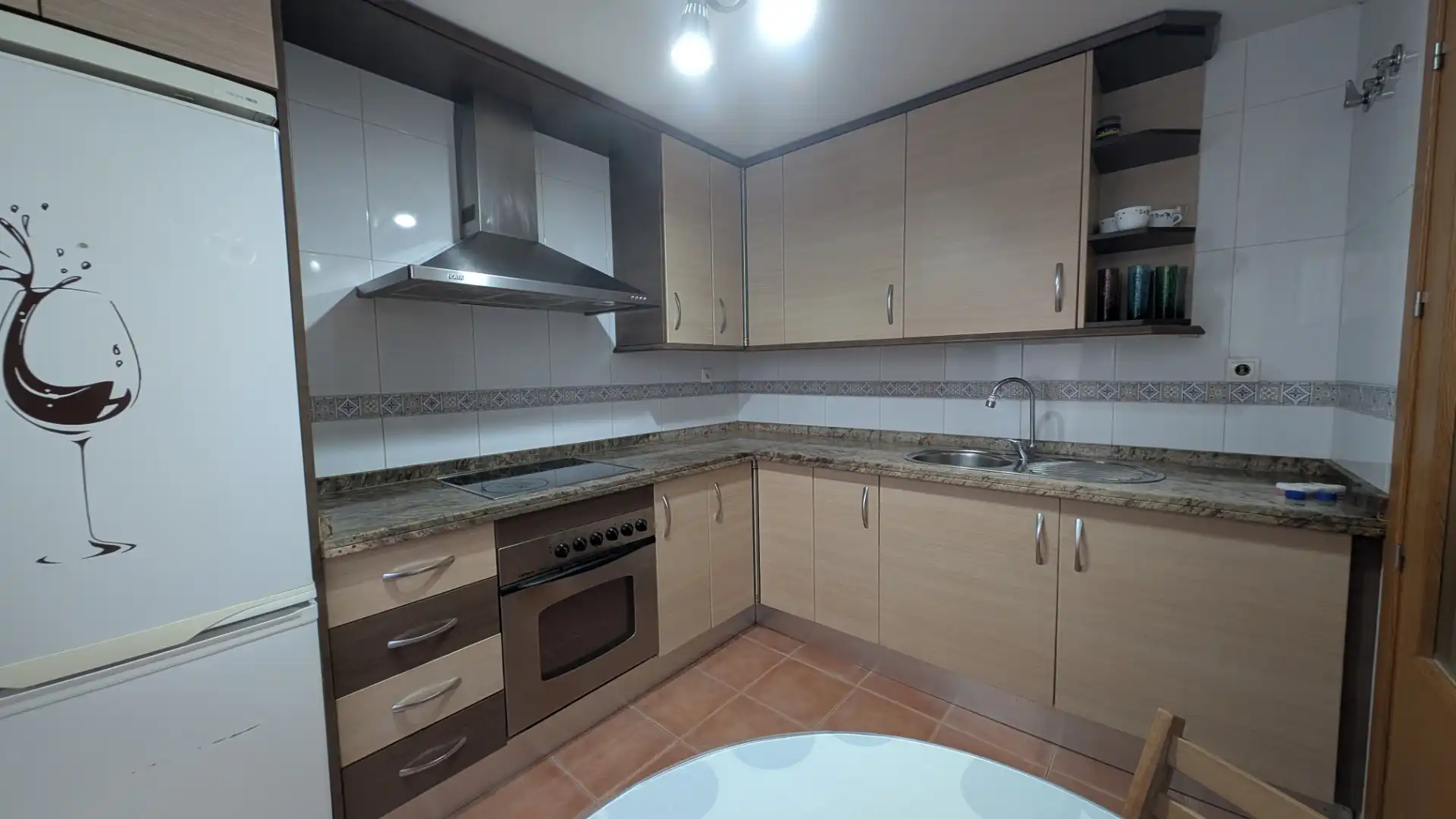 Cocina de Piso de alquiler en Gójar con Calefacción, Jardín privado y Parquet