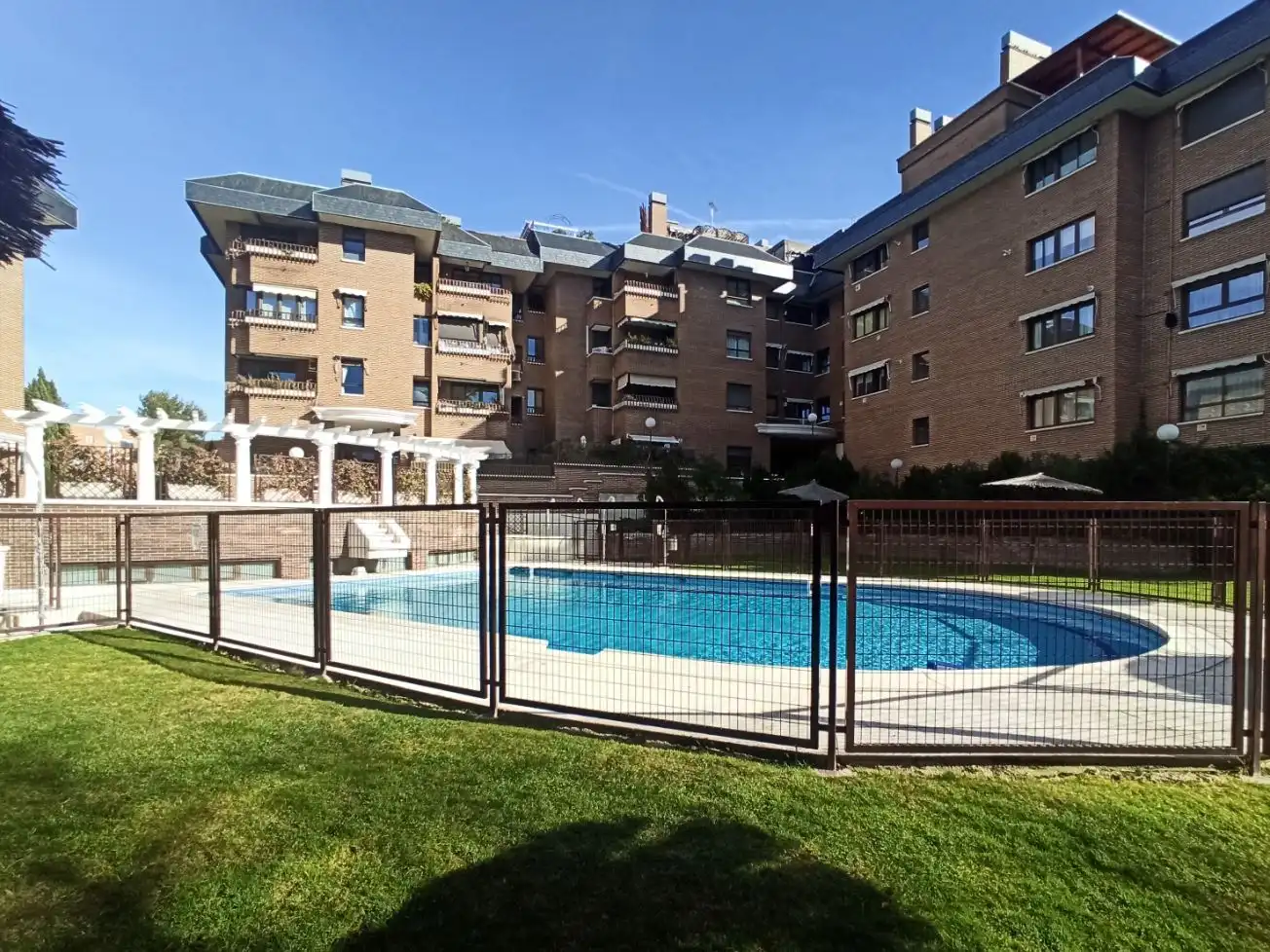 Piscina de Piso de alquiler en Pozuelo de Alarcón con Terraza y Piscina