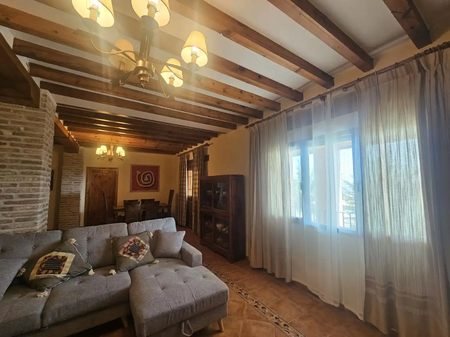 Flat for rent in Los Cigarrales-La Bastida Living room of Flat for rent in Toledo with Air Conditioner, Heating and Private garden