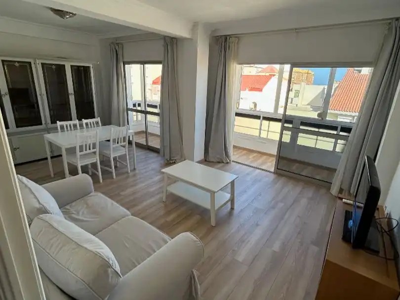 Flat for sale in Calle Héroe de Sostoa, 152, La Luz - El Torcal Living room of Flat for sale in Málaga with Air Conditioner, Parquet flooring and Terrace