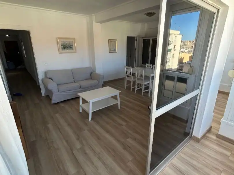 Flat for sale in Calle Héroe de Sostoa, 152, La Luz - El Torcal Living room of Flat for sale in Málaga with Air Conditioner, Parquet flooring and Terrace