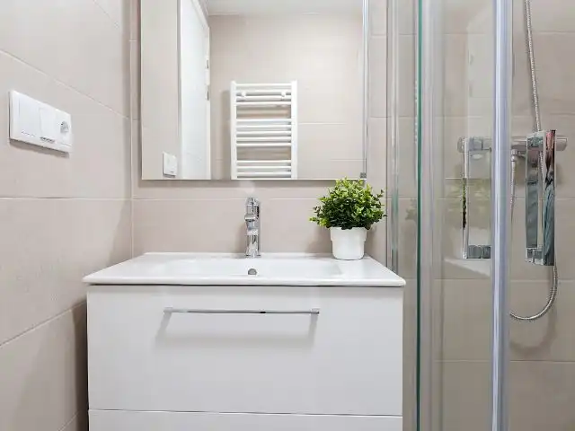 Flat for rent in Rúa Mulatas, 10, Vilagarcía Bathroom of Flat for rent in Vilagarcía de Arousa with Heating, Parquet flooring and Terrace