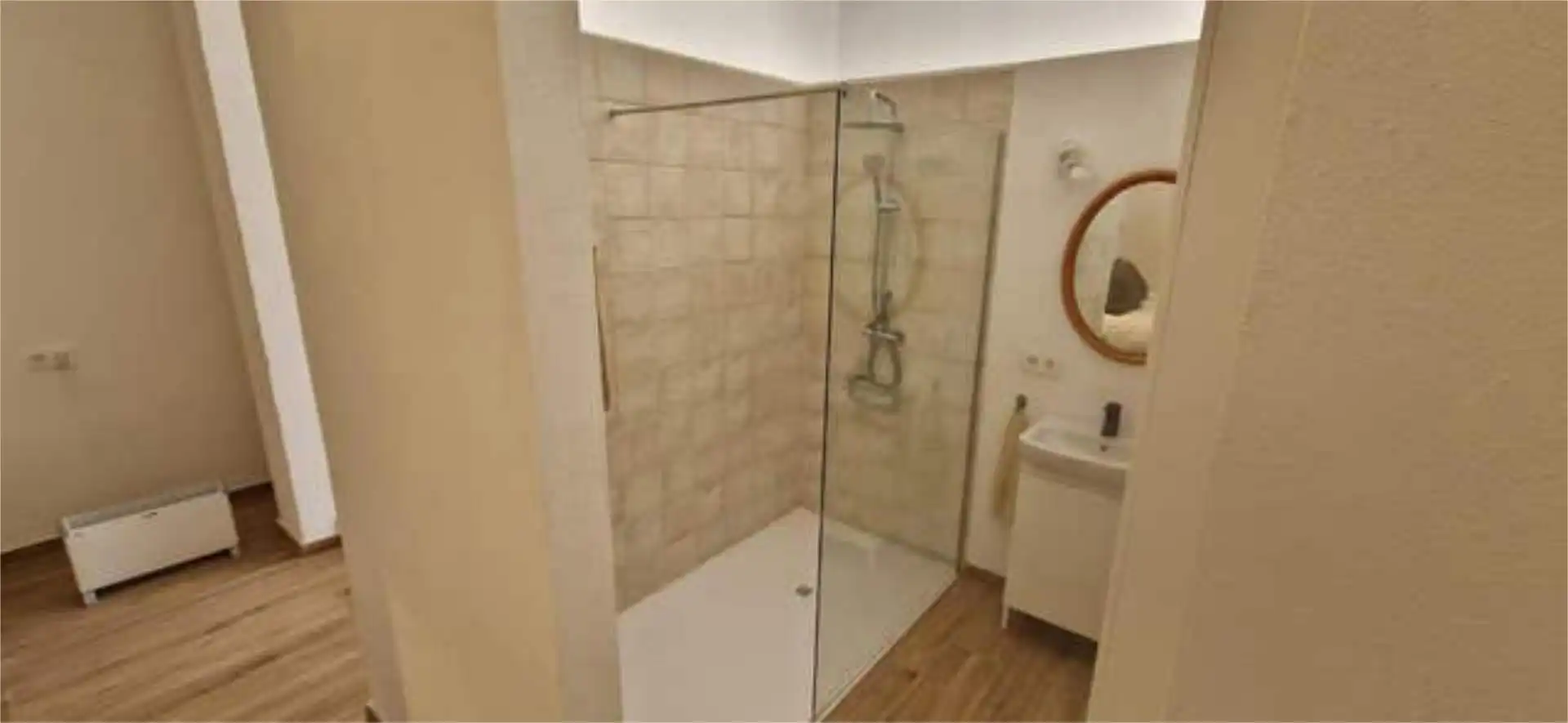 Apartamento de alquiler en Arona pueblo Baño de Apartamento de alquiler en Arona con Terraza y Amueblado