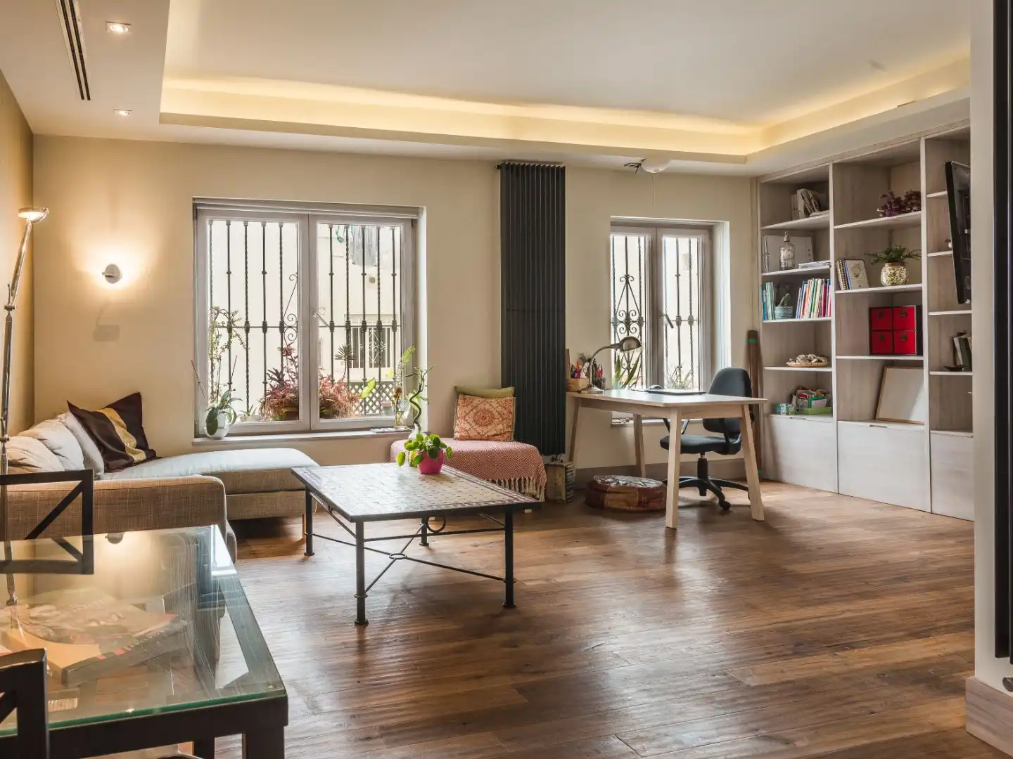 Wohnzimmer von Wohnung zum Verkauf in  Sevilla Capital mit Klimaanlage