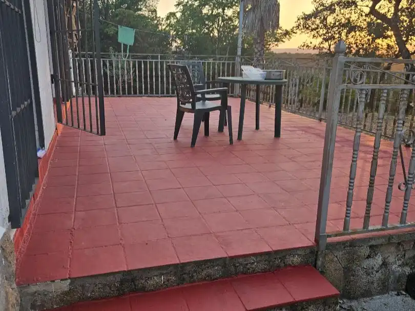 Wohnung zum Verkauf in Cuesta de las Mesas, 307, San Román de los Montes Terrasse von Wohnung zum Verkauf in San Román de los Montes mit Klimaanlage, Heizung und Privatgarten