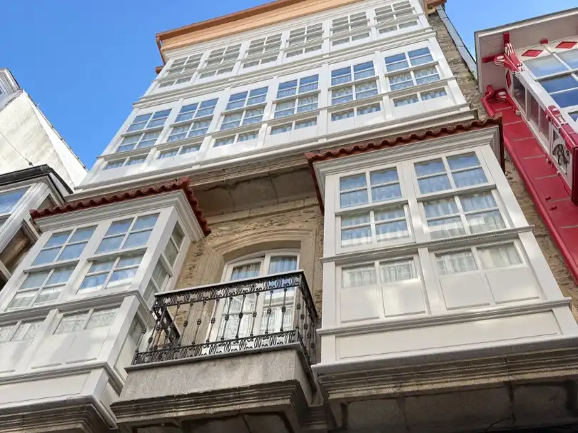 Flat for rent in Rúa Real, 123, Centro Exterior view of Flat for rent in Ferrol with Heating, Parquet flooring and Furnished