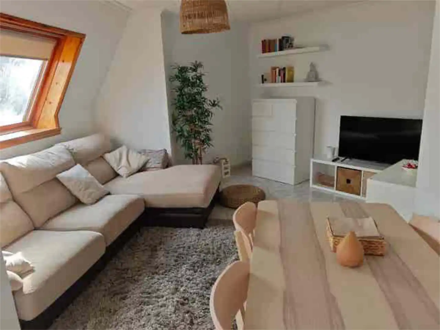 Sala de estar de Apartamento de alquiler en Cabana de Bergantiños