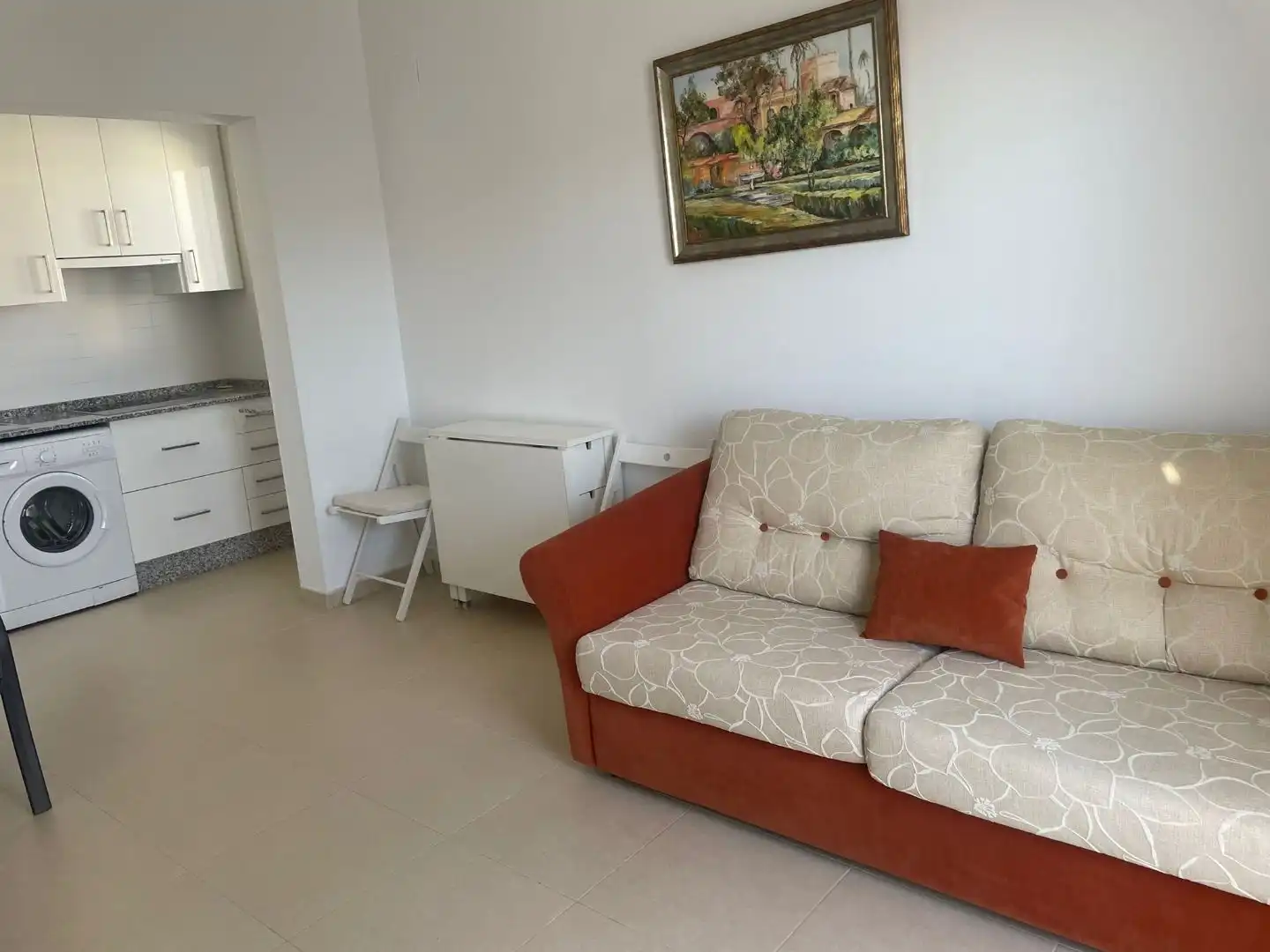 Sala d'estar de Pis de lloguer en Rota amb Terrassa, Moblat i Aparcament comunitari