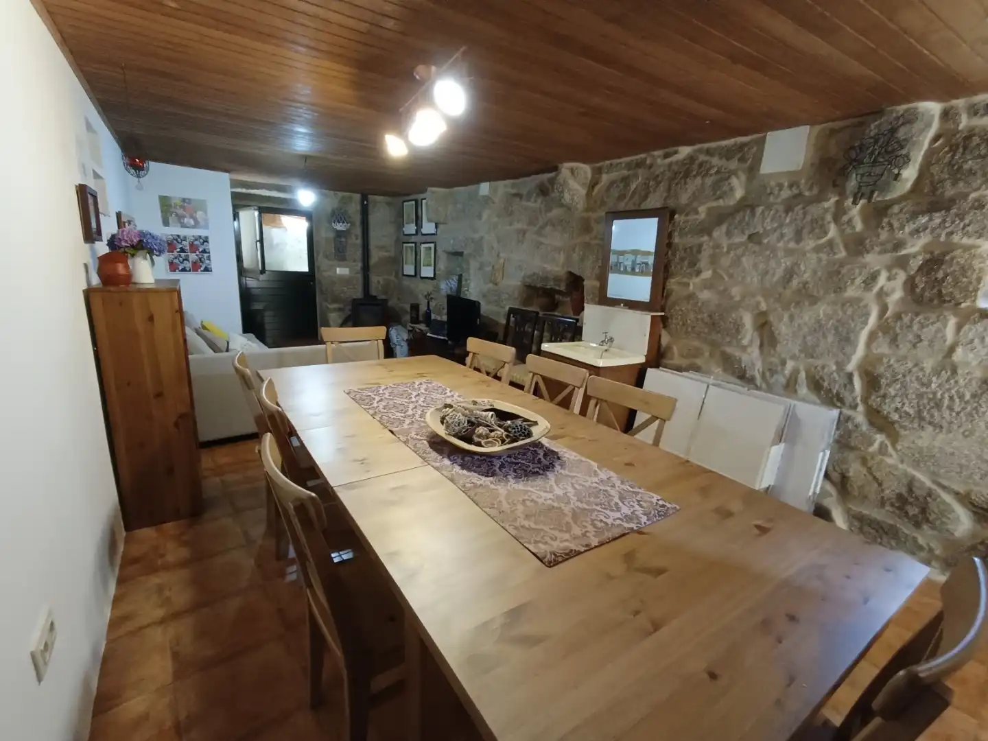 Wohnung zum Verkauf in Lugar a Ponte, 65, A Arnoia Esszimmer von Wohnung zum Verkauf in A Arnoia mit Heizung, Privatgarten und Abstellraum