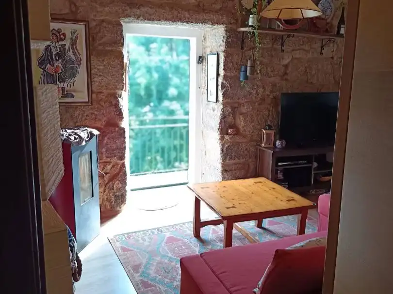 Wohnung zum Verkauf in Lugar a Ponte, 65, A Arnoia Wohnzimmer von Wohnung zum Verkauf in A Arnoia mit Heizung, Privatgarten und Abstellraum