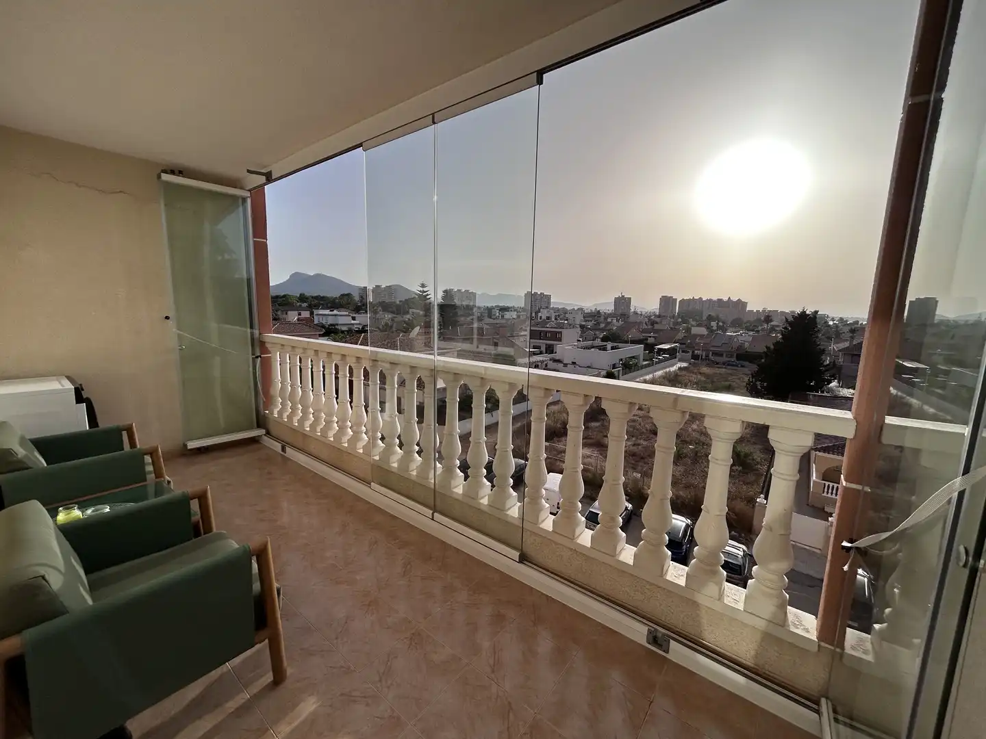 Wohnung zum Verkauf in Río Bidasoa, 26, Cartagena Terrasse von Wohnung zum Verkauf in Cartagena mit Klimaanlage, Schwimmbad und Balkon