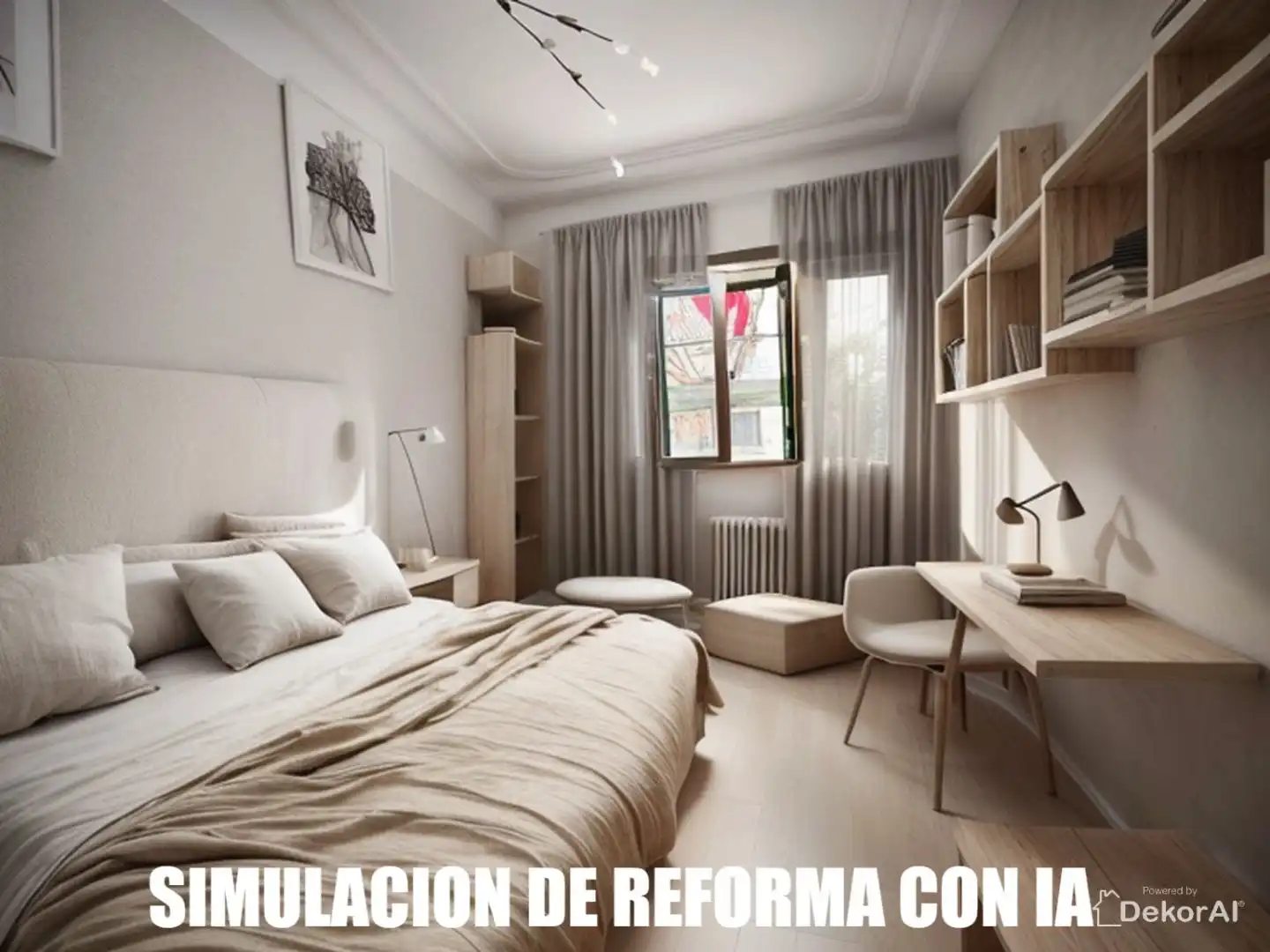 Pis en venda a Calle de San Restituto, 22, Valdezarza Dormitori de Pis en venda en Madrid amb Parquet, Terrassa i Moblat
