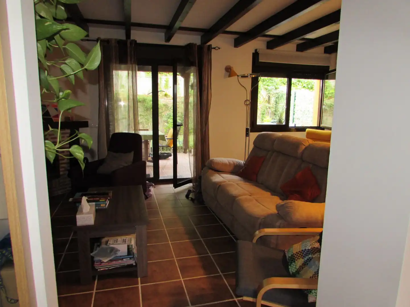 Piso en venta en Piedras Blancas Sala de estar de Piso en venta en Castrillón con Calefacción, Jardín privado y Parquet