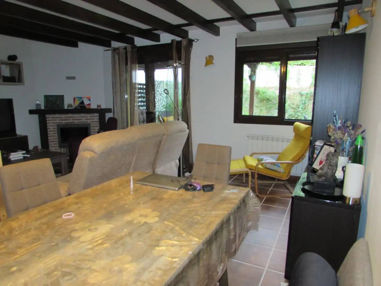 Piso en venta en Piedras Blancas Sala de estar de Piso en venta en Castrillón con Calefacción, Jardín privado y Parquet
