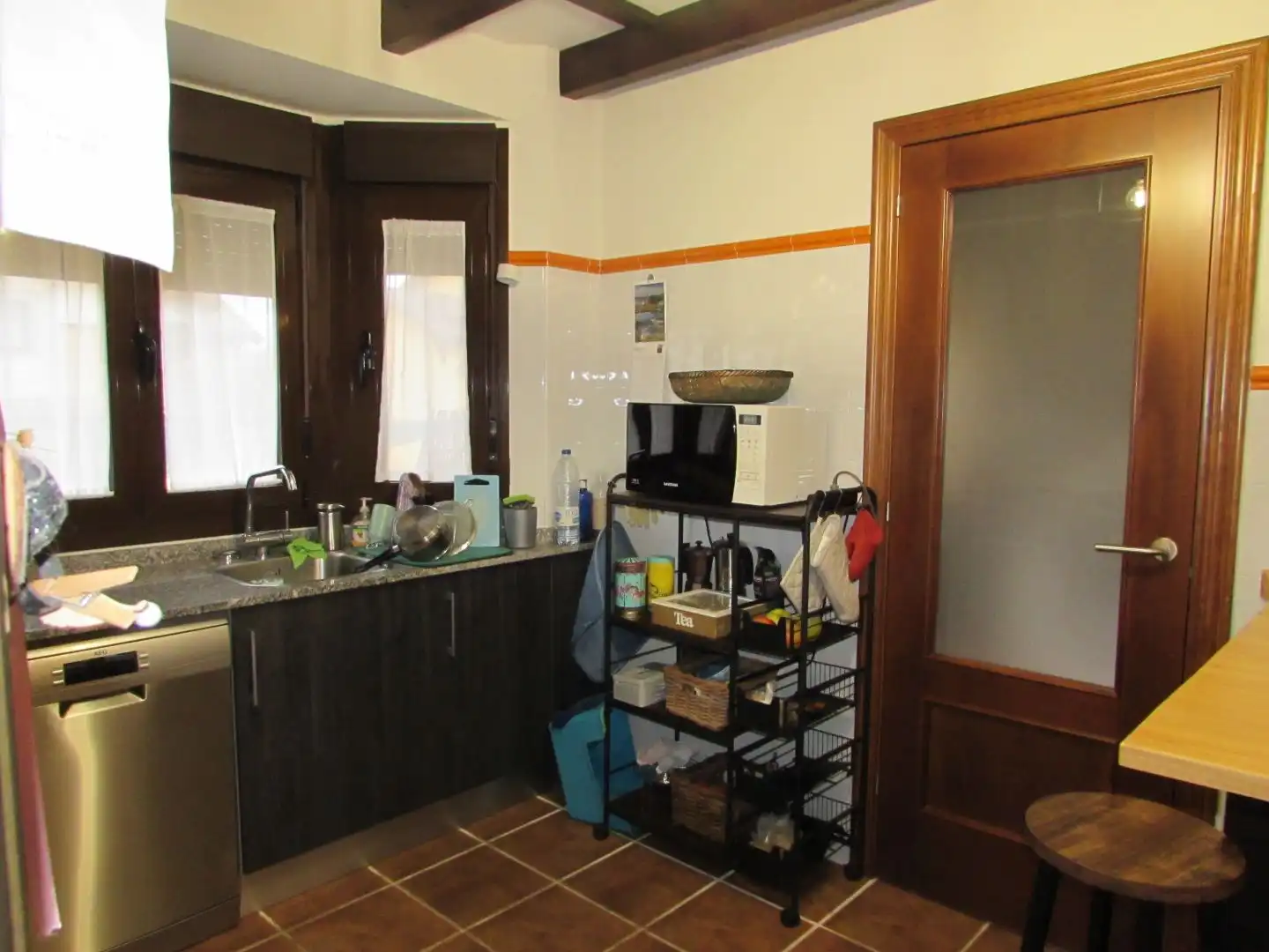 Piso en venta en Piedras Blancas Cocina de Piso en venta en Castrillón con Calefacción, Jardín privado y Parquet