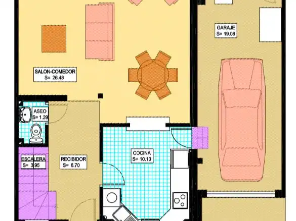 Piso en venta en Piedras Blancas Piso en venta en Castrillón con Calefacción, Jardín privado y Parquet