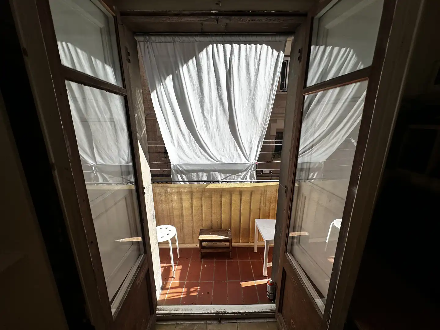 Habitació a Carrer de Sant Elm, 80, La Barceloneta Terrassa de Pis per a compartir en Barcelona amb Calefacció, Moblat i Balcó