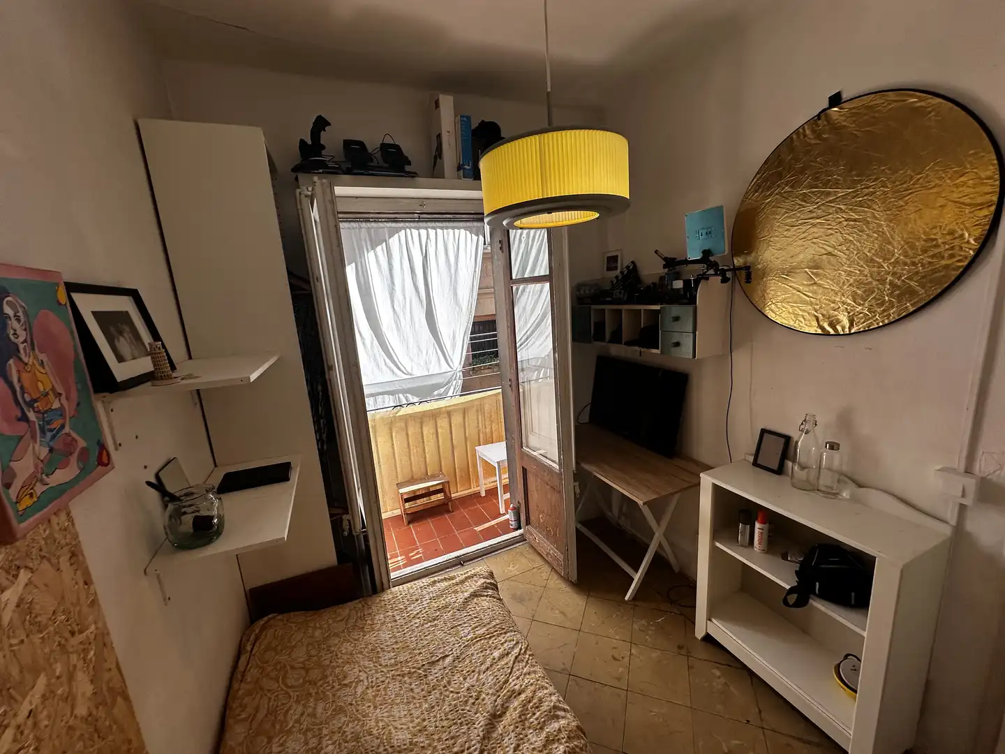 Habitació a Carrer de Sant Elm, 80, La Barceloneta Terrassa de Pis per a compartir en Barcelona amb Calefacció, Moblat i Balcó