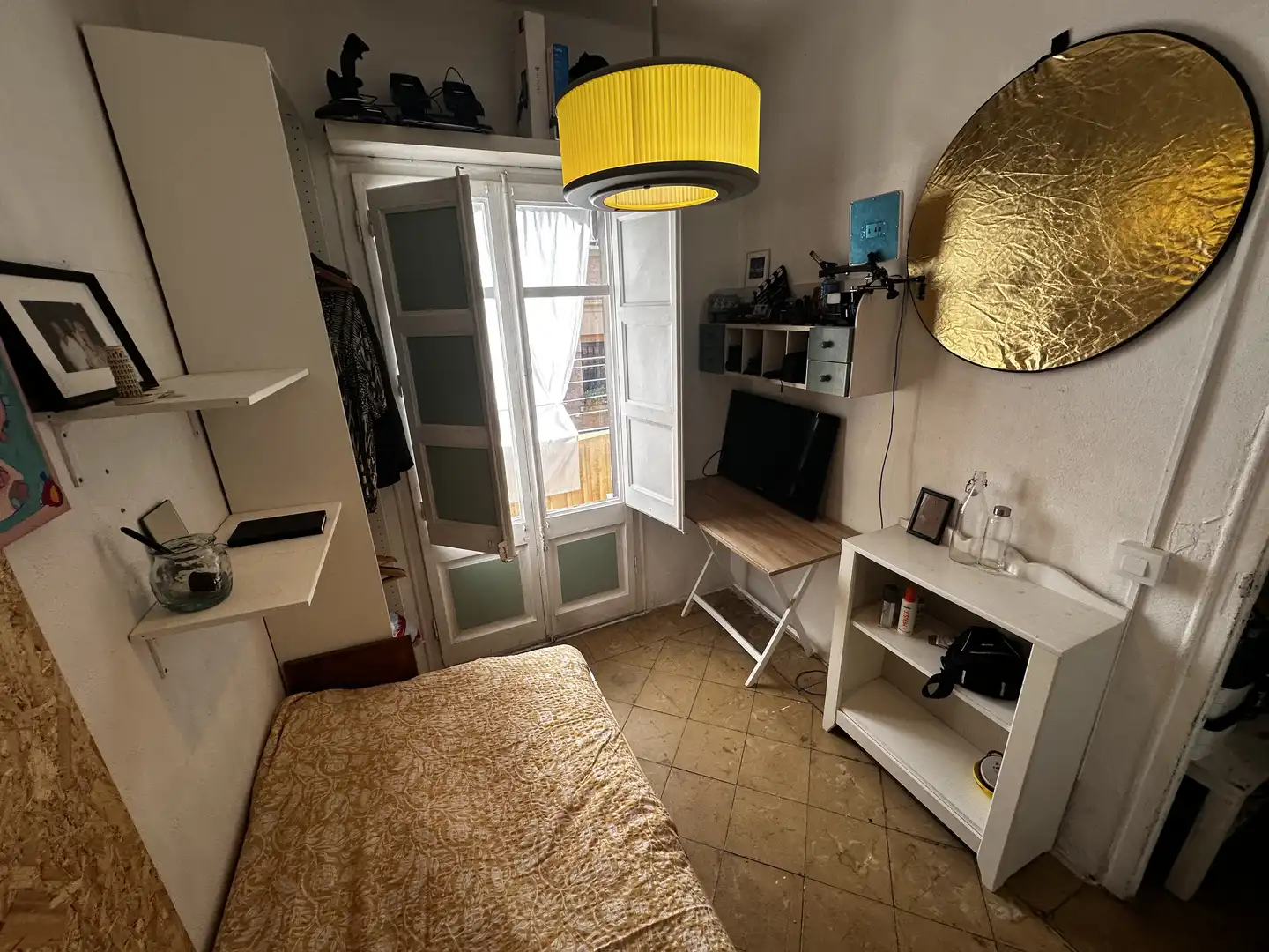 Habitació a Carrer de Sant Elm, 80, La Barceloneta Terrassa de Pis per a compartir en Barcelona amb Calefacció, Moblat i Balcó