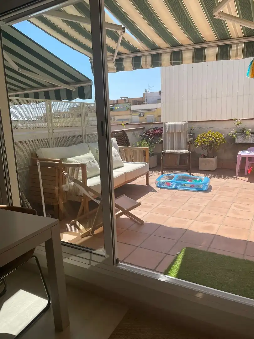 Terrace of Flat for sale in Barcelona  with Air Conditioner, Parquet flooring and Terrace