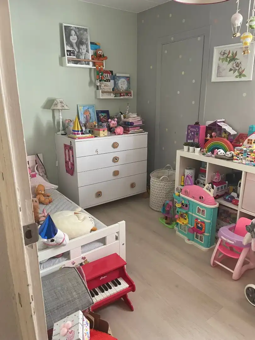 Bedroom of Flat for sale in Barcelona  with Air Conditioner, Parquet flooring and Terrace