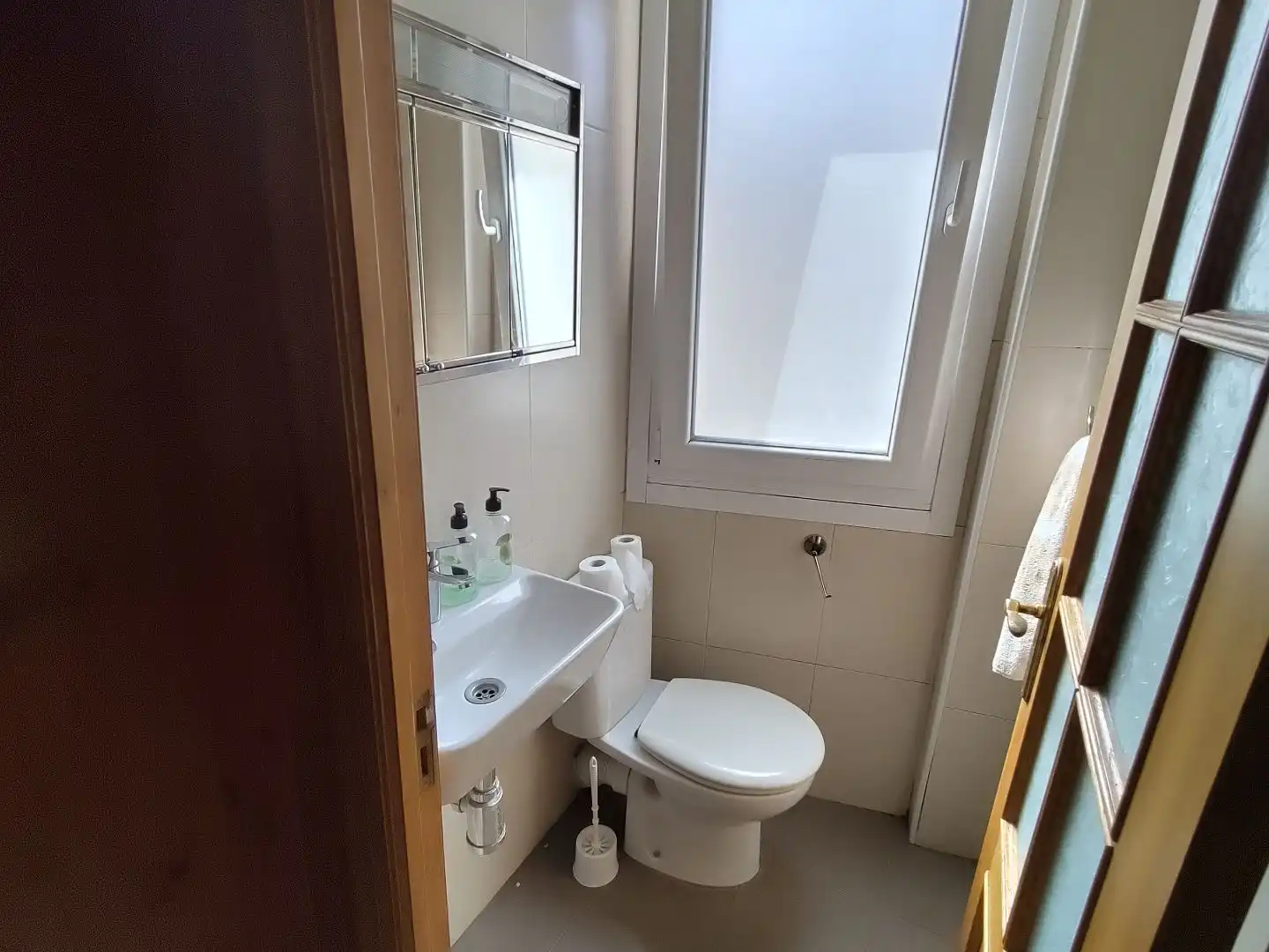 Flat for rent in Rúa do Hórreo, 89, Ensanche - Sar Bathroom of Flat for rent in Santiago de Compostela with Heating, Parquet flooring and Furnished