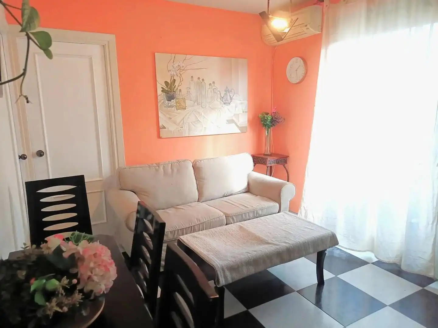 Flat for sale in Peña Prieta, 77, Madrid Living room of Flat for sale in Madrid with Air Conditioner, Heating and Parquet flooring