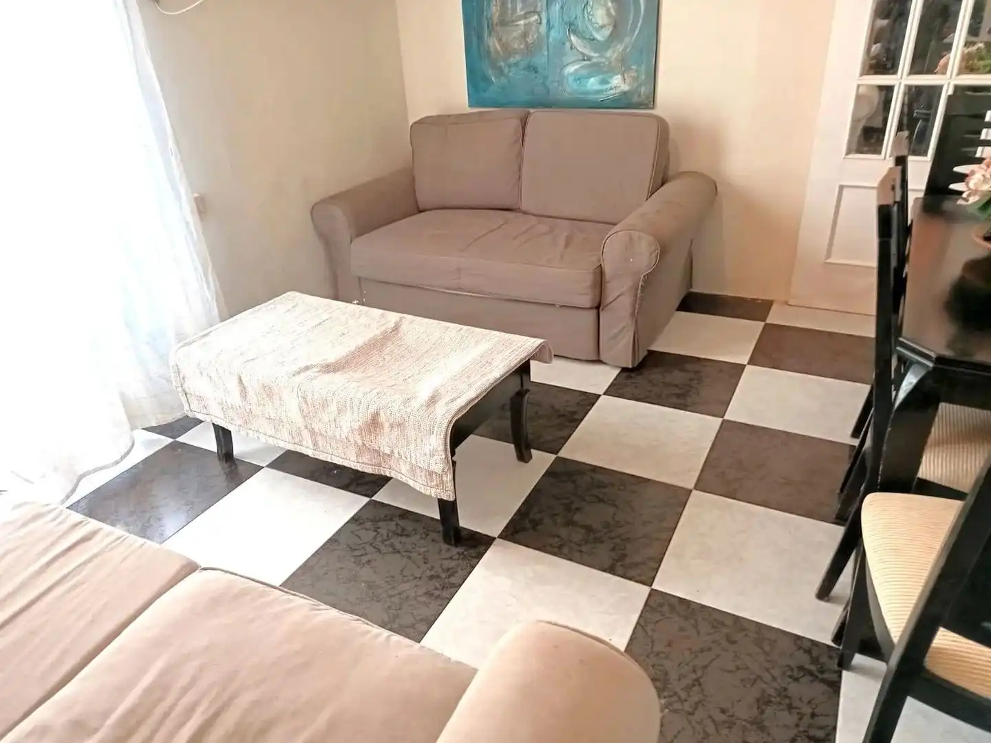 Flat for sale in Peña Prieta, 77, Madrid Living room of Flat for sale in Madrid with Air Conditioner, Heating and Parquet flooring